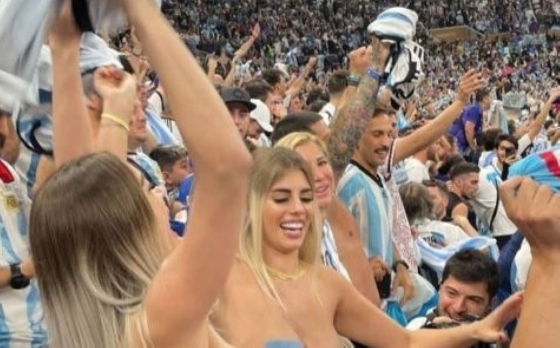 Οι Αργεντινές τα… πέταξαν έξω από τη χαρά τους στον τελικό του Mundial (vid)