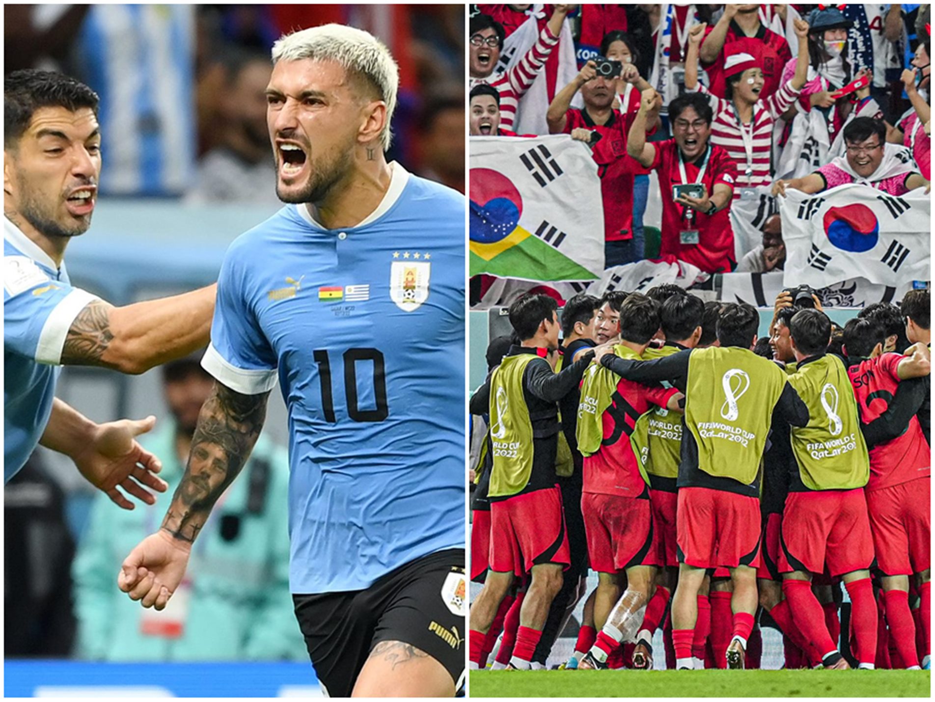 Αίμα, δάκρυα και… αποκλεισμός για την Ουρουγουάη- Μεγάλη πρόκριση η Ν. Κορέα! (vids)