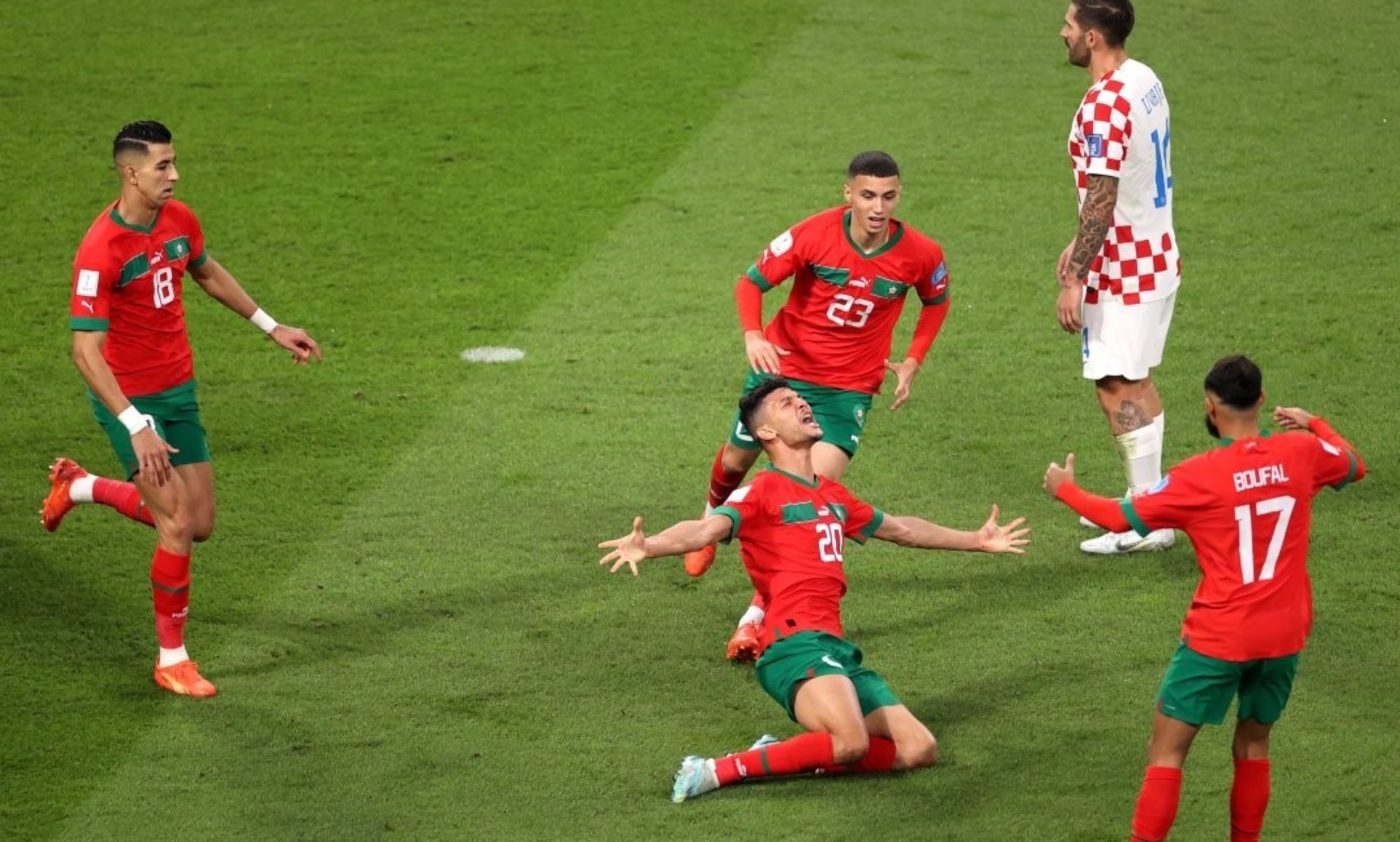 Το Μαρόκο ισοφαρίζει μέσα σε 1,5 λεπτό τους Κροάτες (vid)