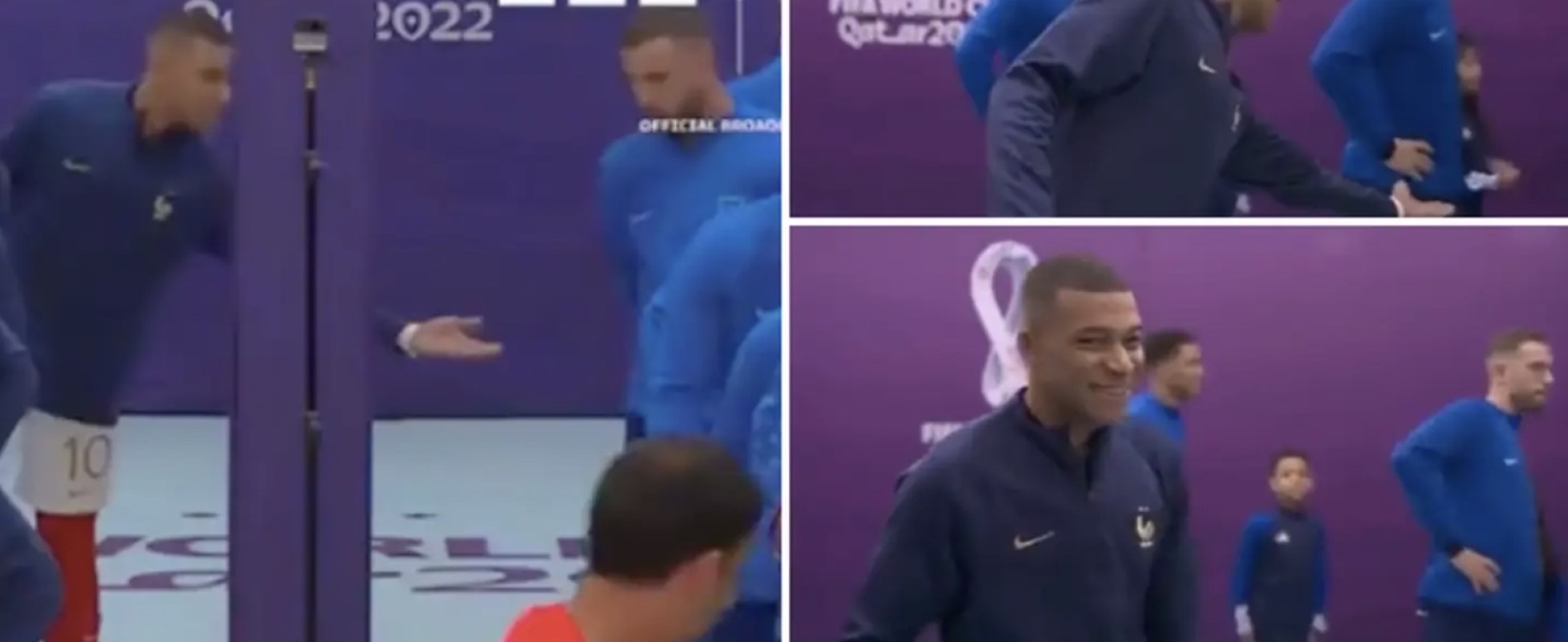 Ο Γουόκερ… αγνόησε τον Μπαπέ – Δεν του έδωσε το χέρι και ξέσπασε σε γέλια (pic)