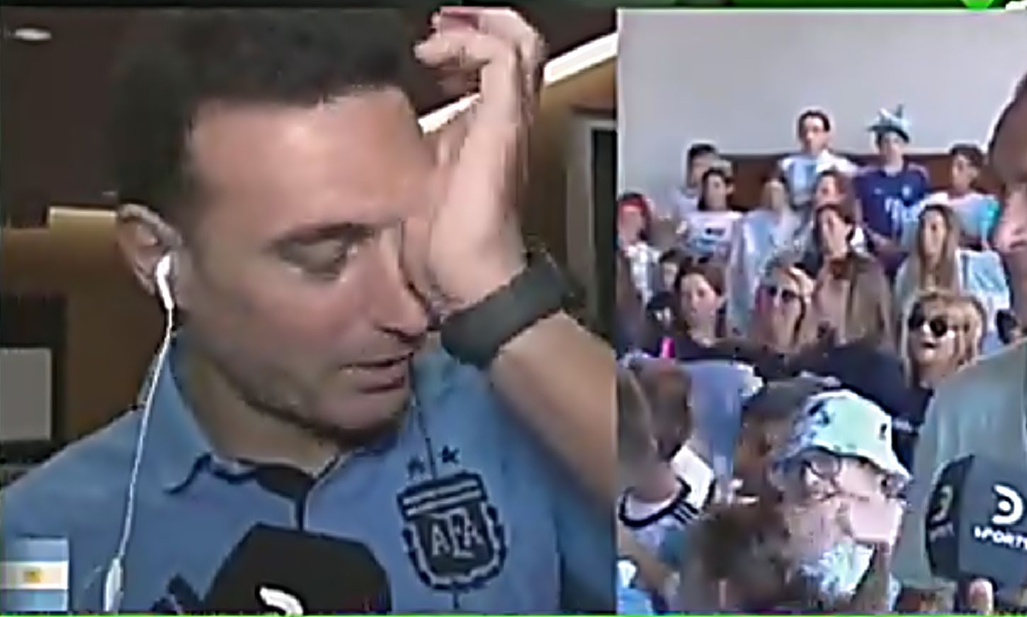 Ο συγκινημένος Σκαλόνι, ο Μέσι και οι δεκάδες χιλιάδες Αργεντίνοι οπαδοί! (vids)