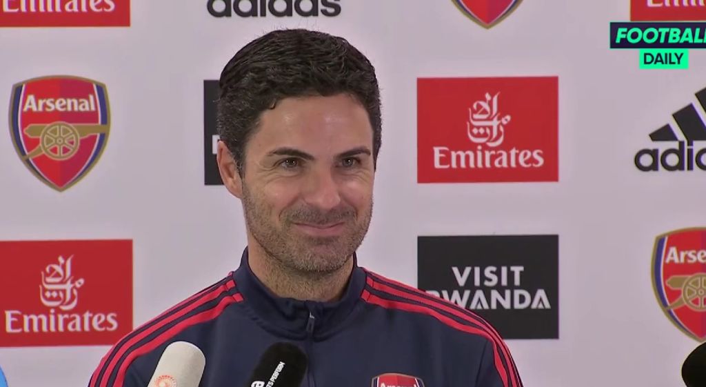 Το πονηρό χαμόγελο του Αρτέτα τα λέει… όλα για τον Μούντρικ! (vid)