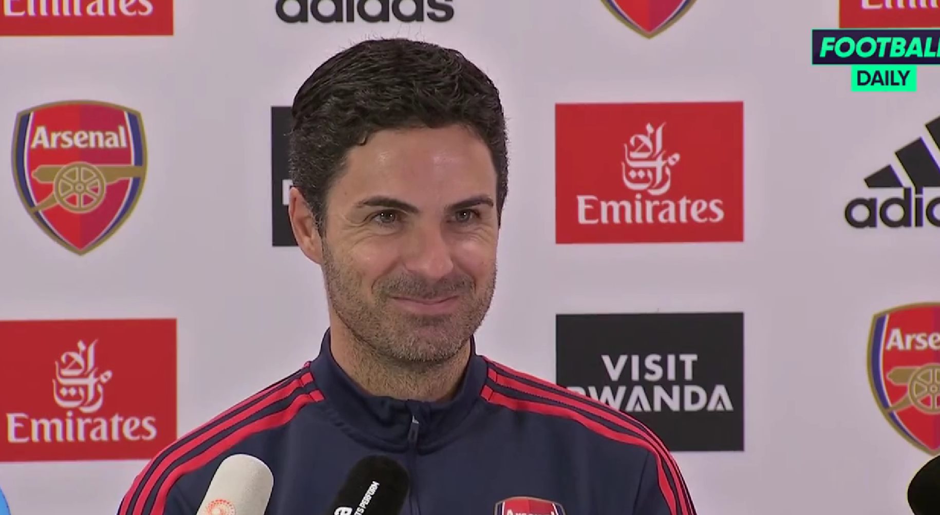 Το πονηρό χαμόγελο του Αρτέτα τα λέει… όλα για τον Μούντρικ! (vid)