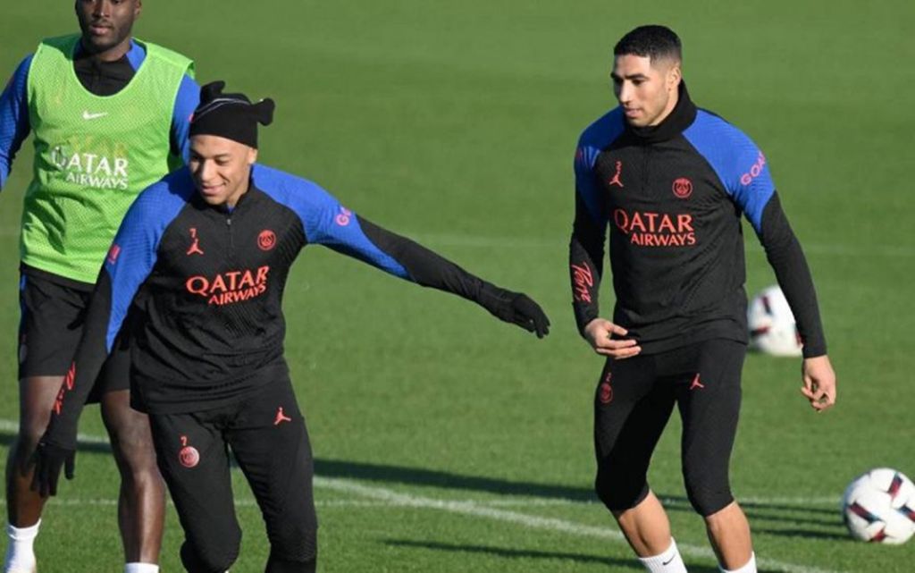 Επέστρεψαν στις προπονήσεις οι… αδειούχοι, Μπαπέ και Χακίμι (vid)