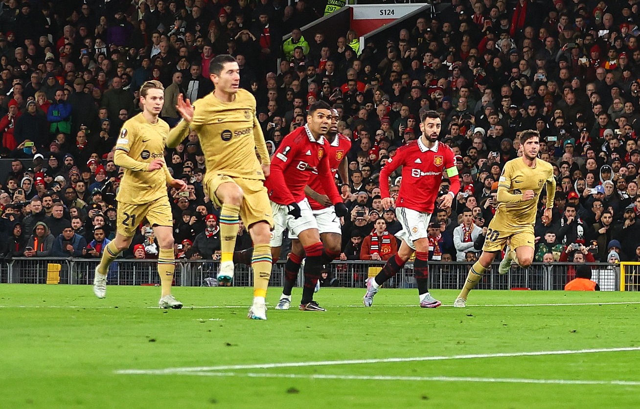 Γιουνάιτεντ – Μπαρτσελόνα: Καταλανικό προβάδισμα με Λεβαντόφσκι! (vid)