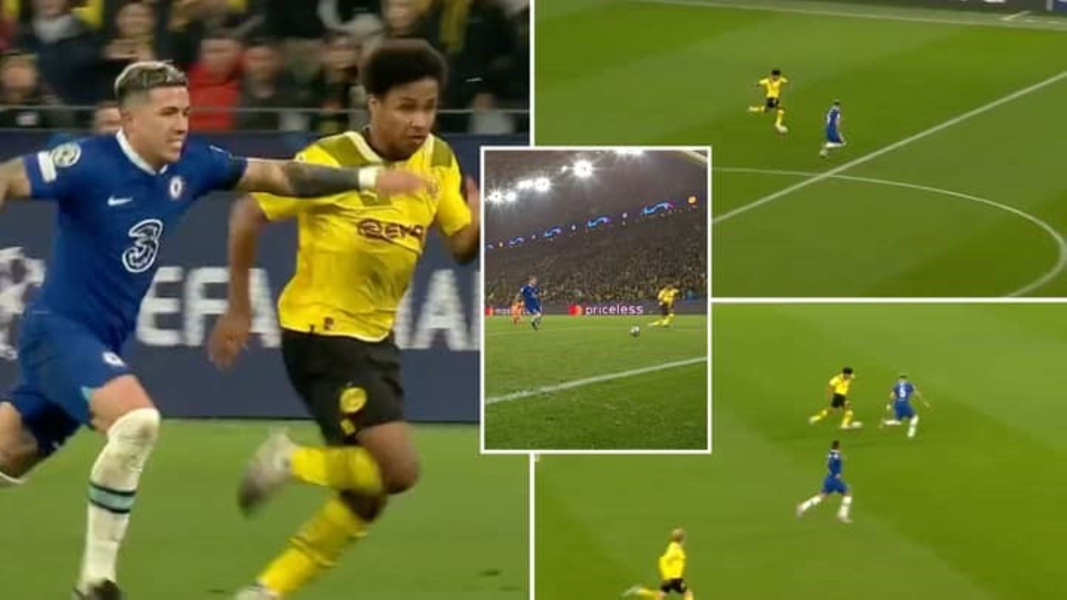 Ο Αντεγιέμι… έβγαλε τη γλώσσα του Έντσο στο γκολ της Ντόρτμουντ (vid)