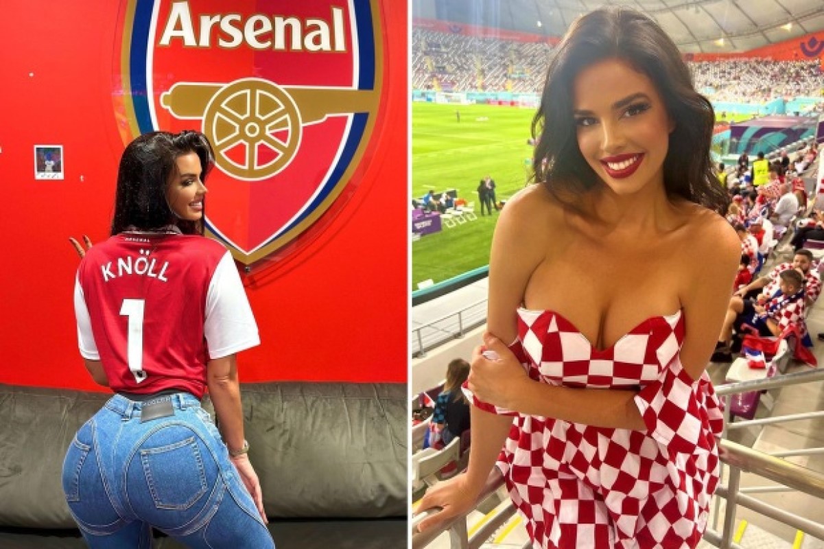 Η Ιβάνα Κνουλ γουστάρει με τρέλα την Άρσεναλ – “Σείστηκε” το Emirates με την παρουσία της (vid)