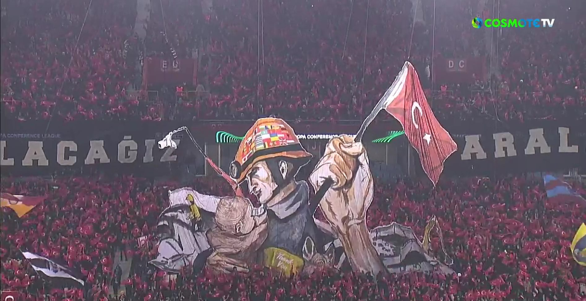 Δάκρυσε όλη η Ευρώπη με το κορεό των οπαδών της Τράμπζονσπορ! (vid)