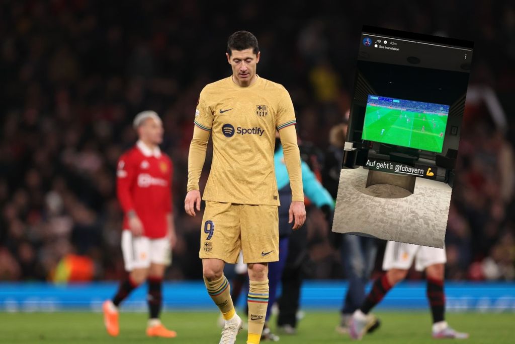 Ο… καναπεδάτος Λεβαντόφσκι είδε Μπάγερν και αναπόλησε τα παλιά! (pic)