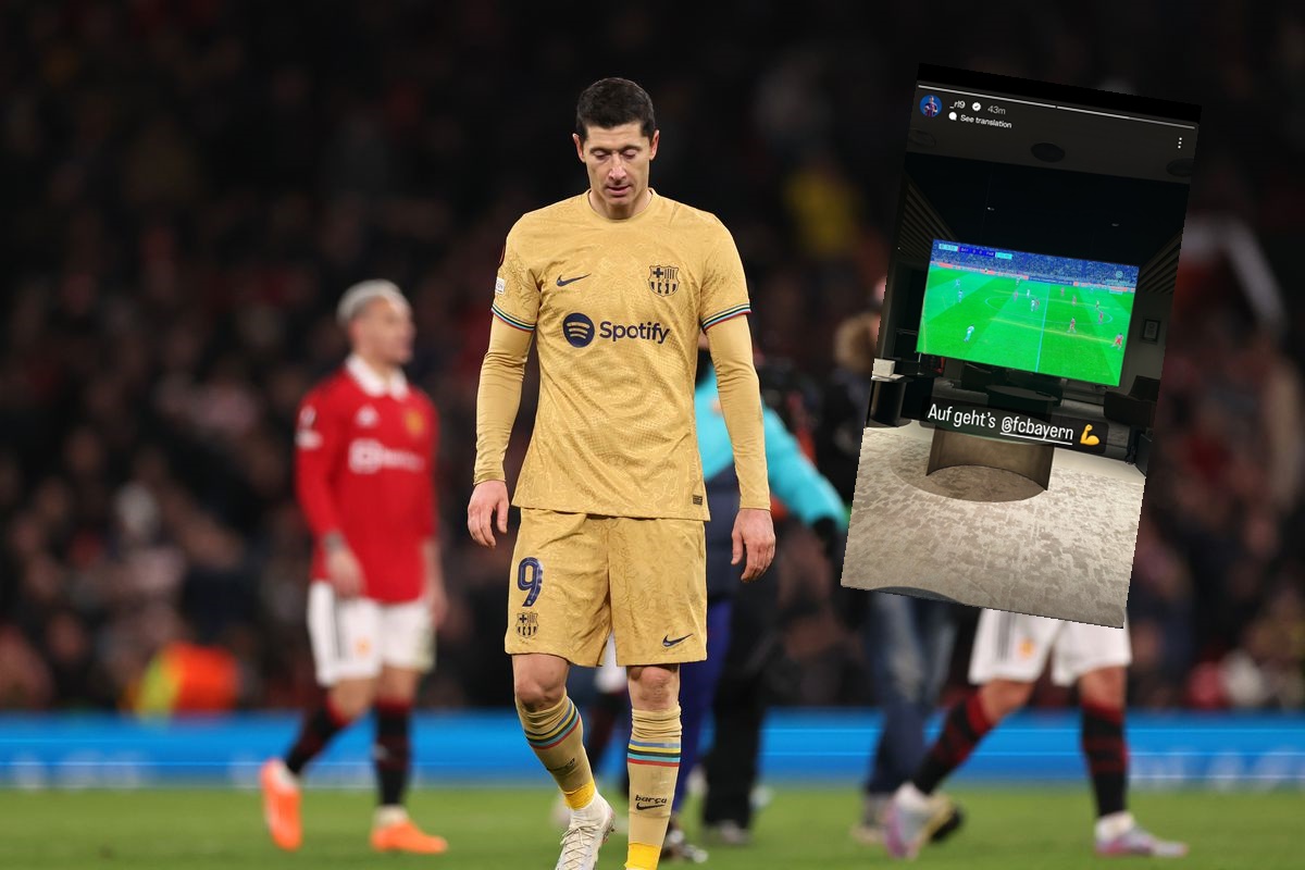 Ο… καναπεδάτος Λεβαντόφσκι είδε Μπάγερν και αναπόλησε τα παλιά! (pic)