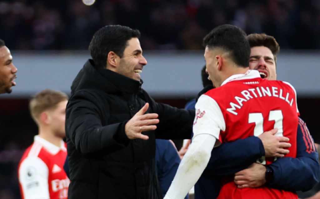 Τρελαμένος ο Αρτέτα με τους παίκτες του – «Το καλύτερο παιχνίδι μου ως προπονητής της Άρσεναλ»