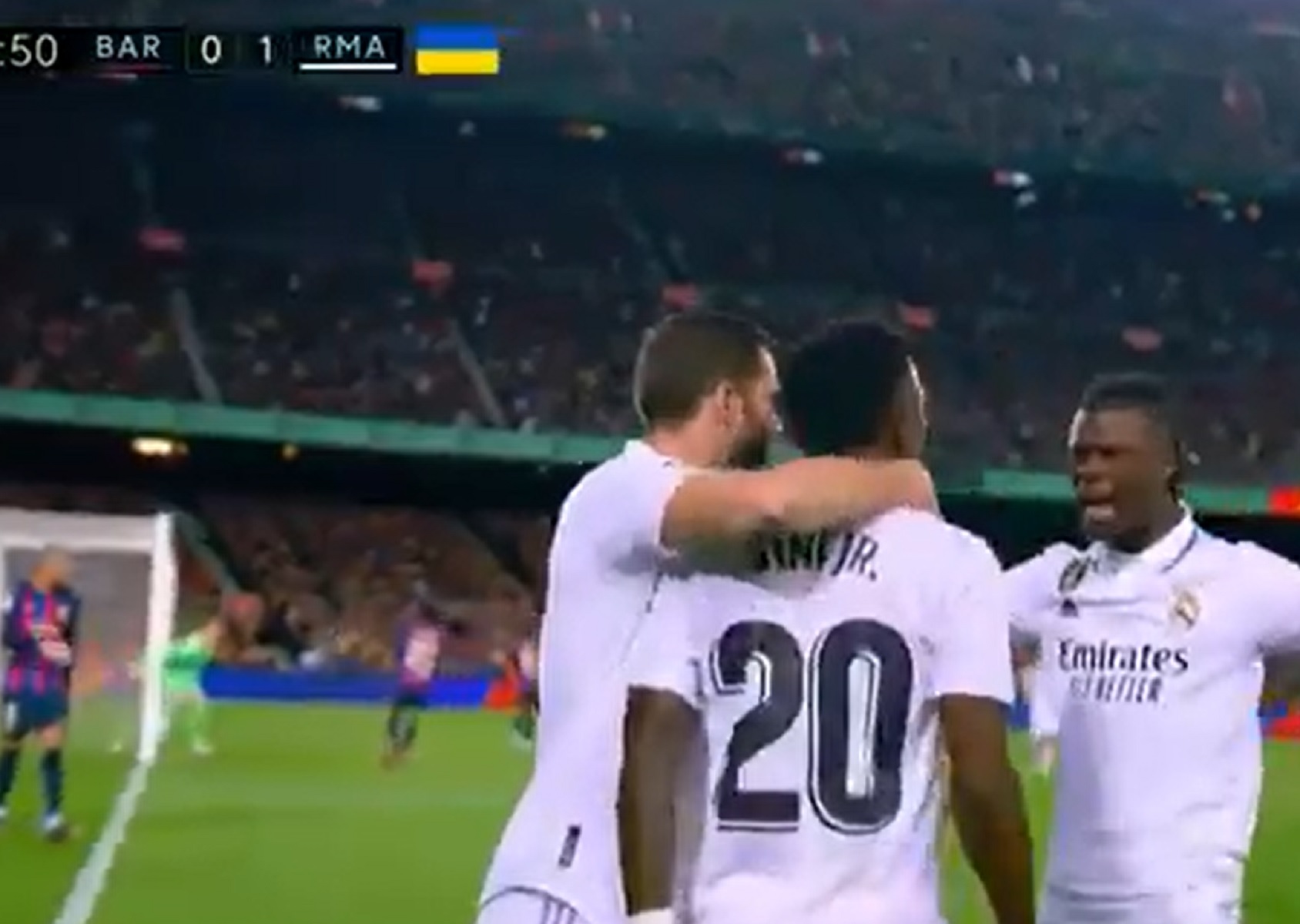 Μπαρτσελόνα – Ρεάλ: Το… έγραψε ο Αραούχο αλλά σε λάθος εστία (vid)