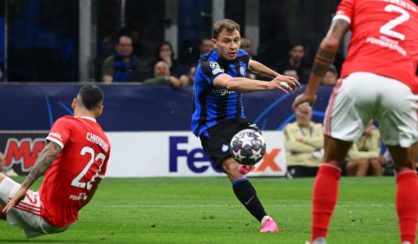 Ίντερ – Μπενφίκα: ΤΡΟΜΑΚΤΙΚΟ πλασέ του Μπαρέλα στο «παραθυράκι» του Βλαχοδήμου!