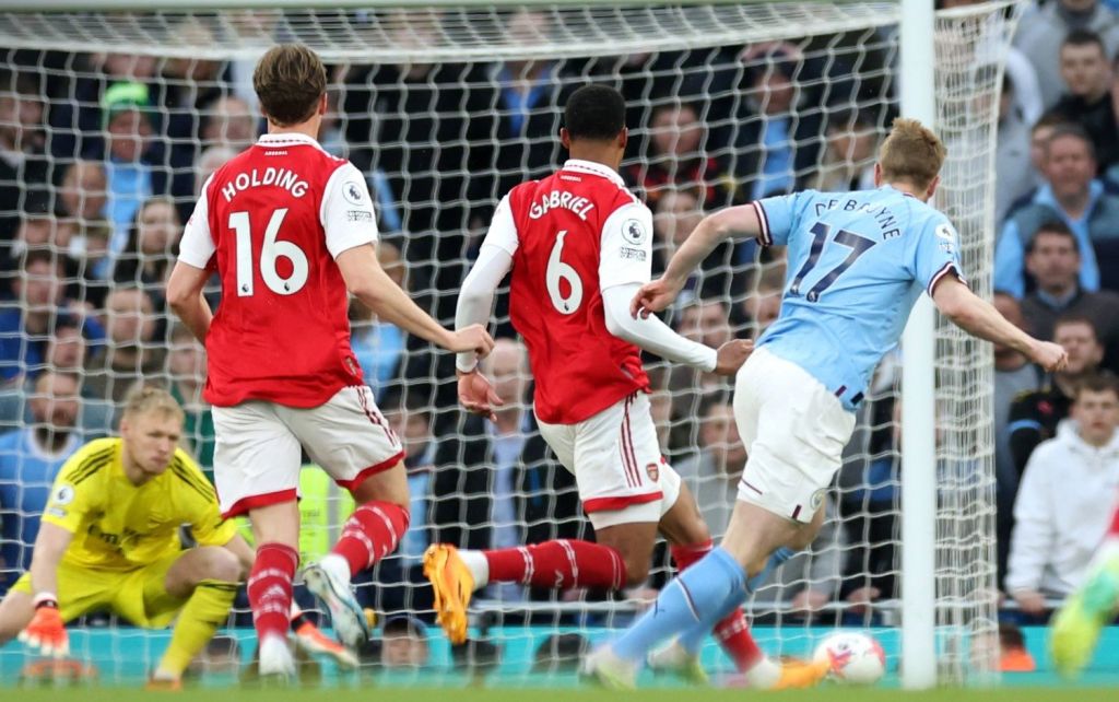 Μαγικό γκολ από τον Ντε Μπρούιν και 1-0 η Σίτι από νωρίς! (vid)