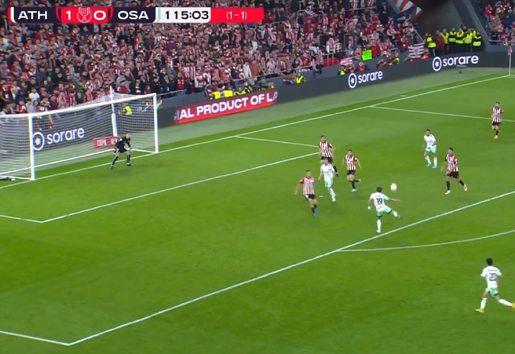 H απίθανη γκολάρα που έστειλε την Οσασούνα στον τελικό του Copa del Rey (vid)