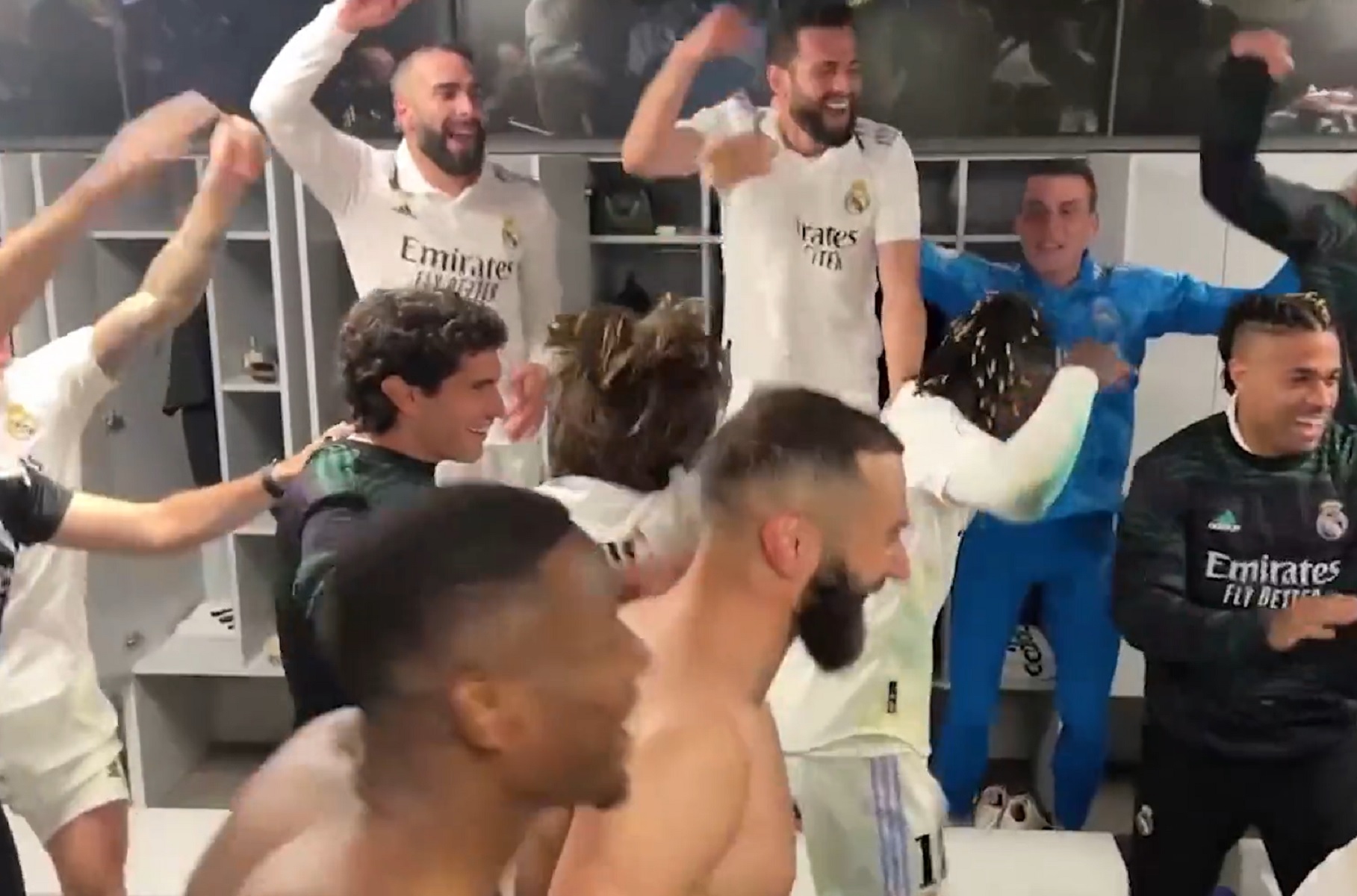 Μπενζεμά και Μόντριτς πανηγυρίζουν σαν μικρά παιδιά την 4αρα επί της Μπαρτσελόνα (vid)