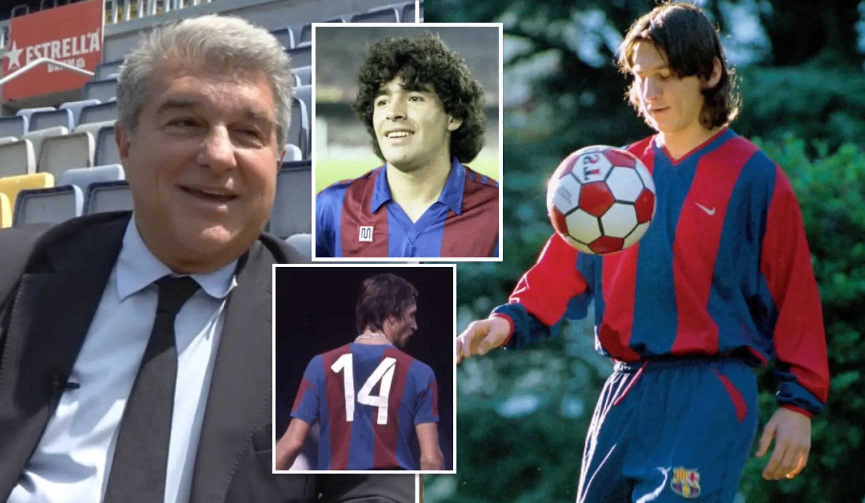 Στάζει… μέλι για Μέσι ο Λαπόρτα: «Είναι μια μίξη Κρόιφ και Μαραντόνα» (pic)