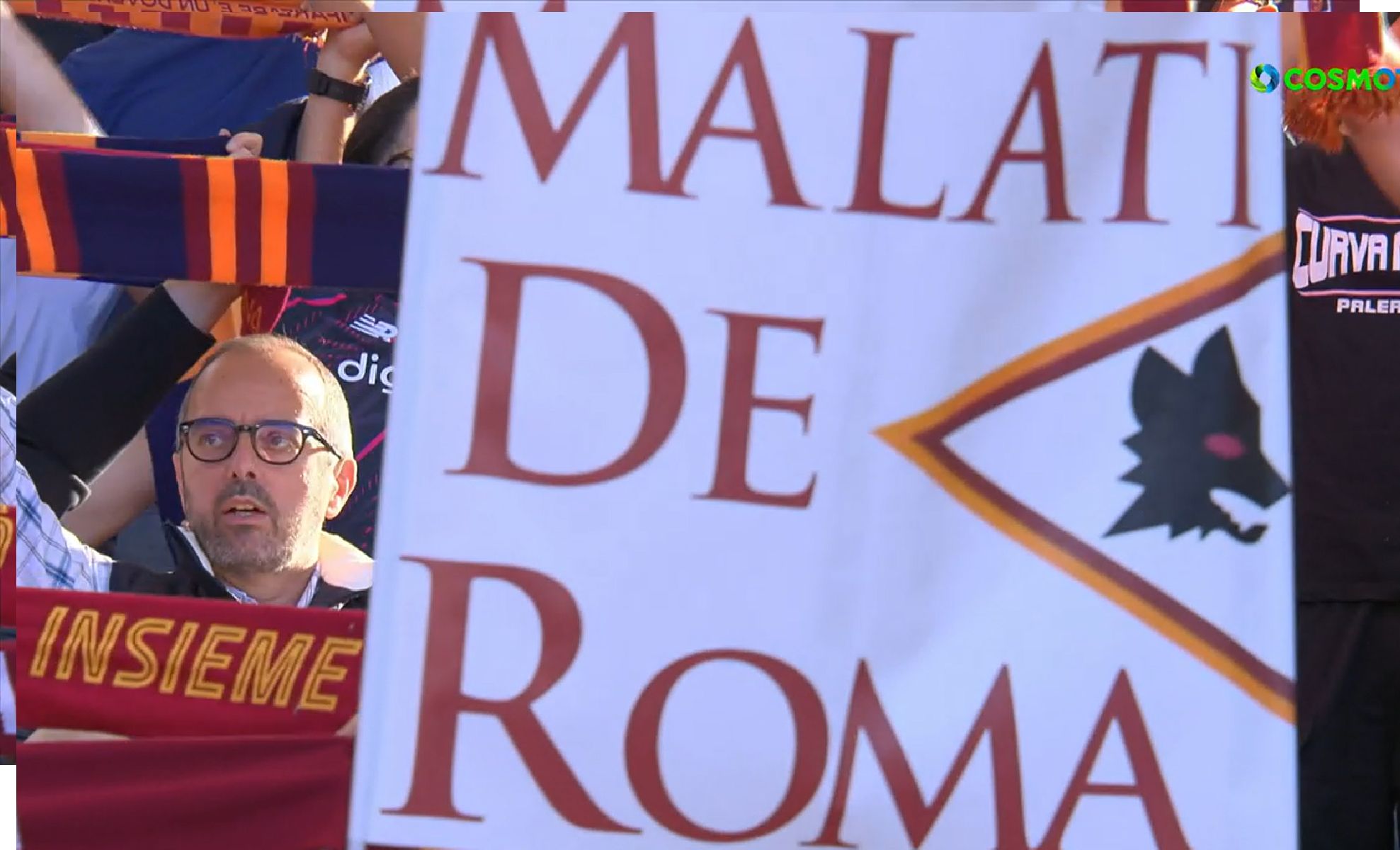 Οι «Τζιαλορόσι» έκαναν το Ολίμπικο να μοιάζει με ζωγραφία (vid)