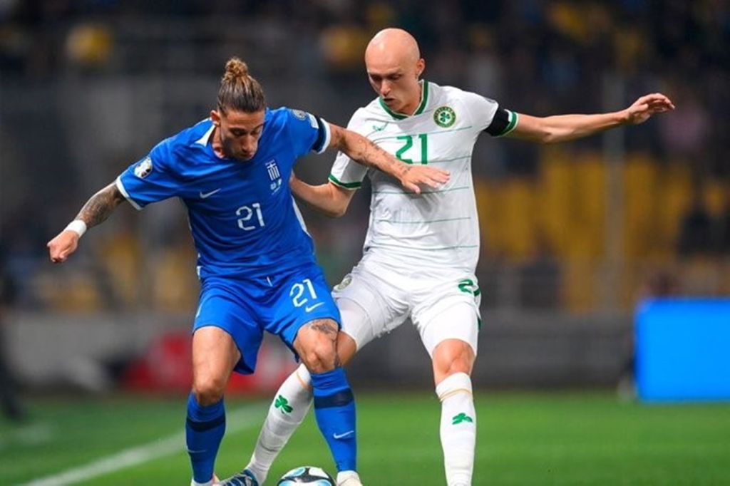 Ελλάδα – Ιρλανδία: Δυο γκολ εκατέρωθεν σε ένα τέταρτο (vids)