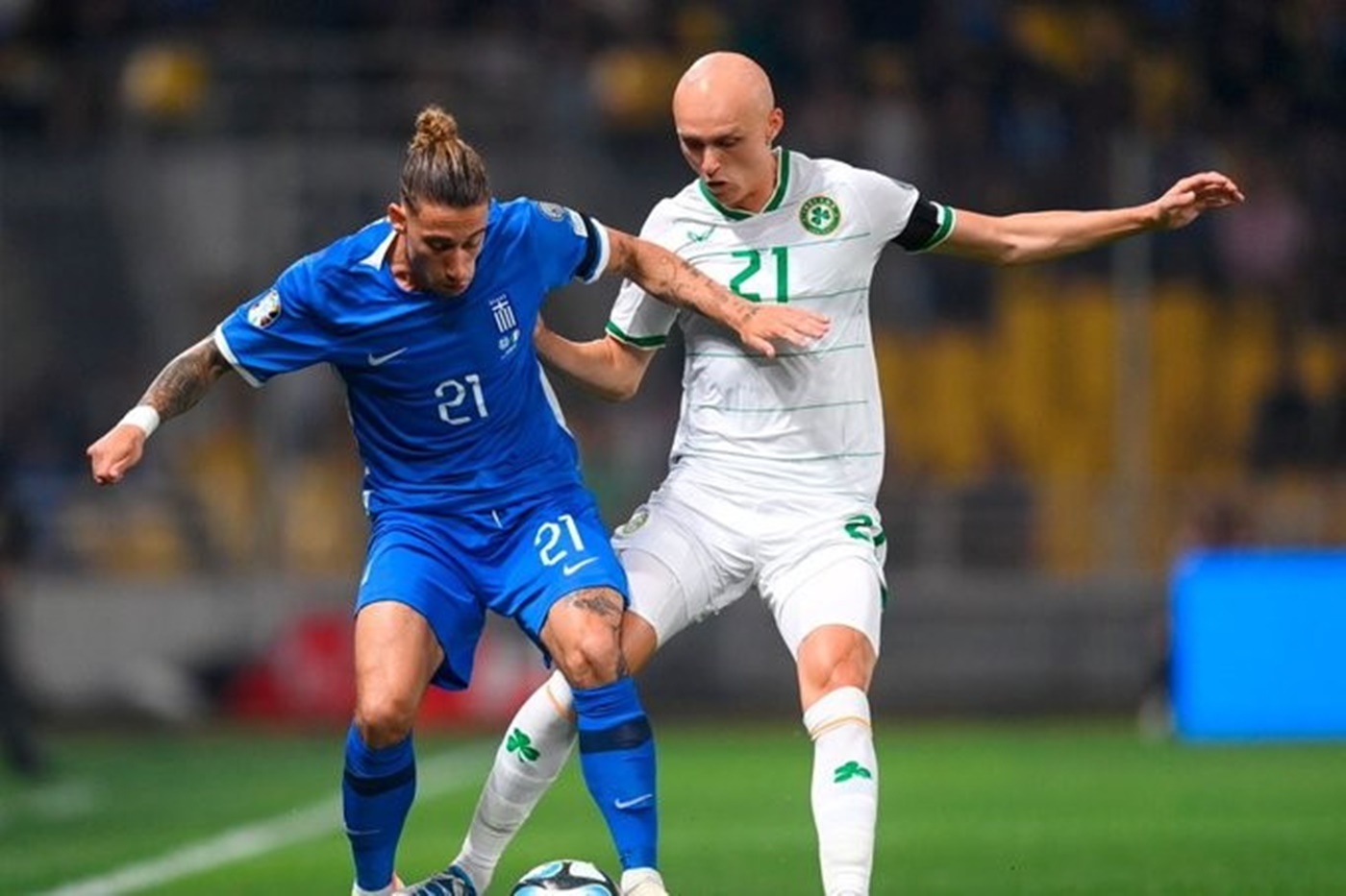 Ελλάδα – Ιρλανδία: Δυο γκολ εκατέρωθεν σε ένα τέταρτο (vids)