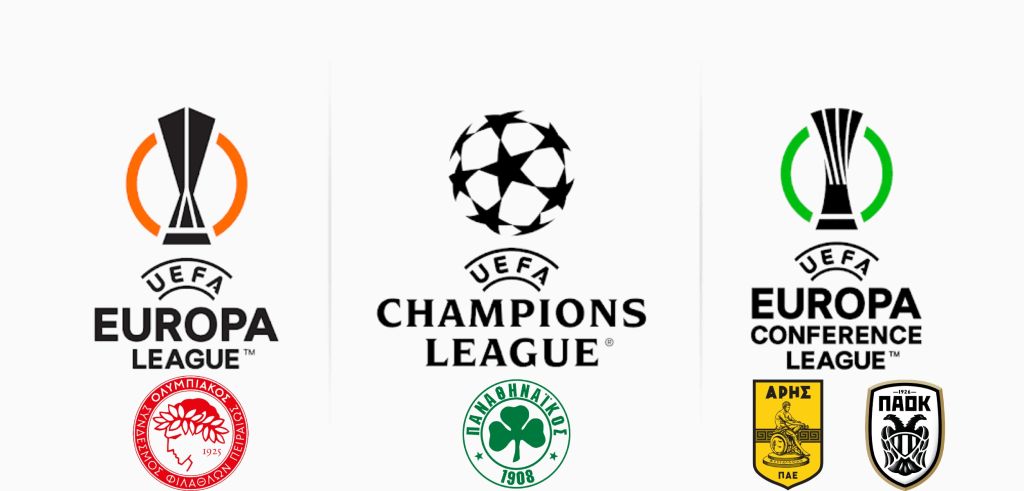 Οι αντίπαλοι των Παναθηναϊκό, ΠΑΟΚ, Άρη και Ολυμπιακό στην Ευρώπη!