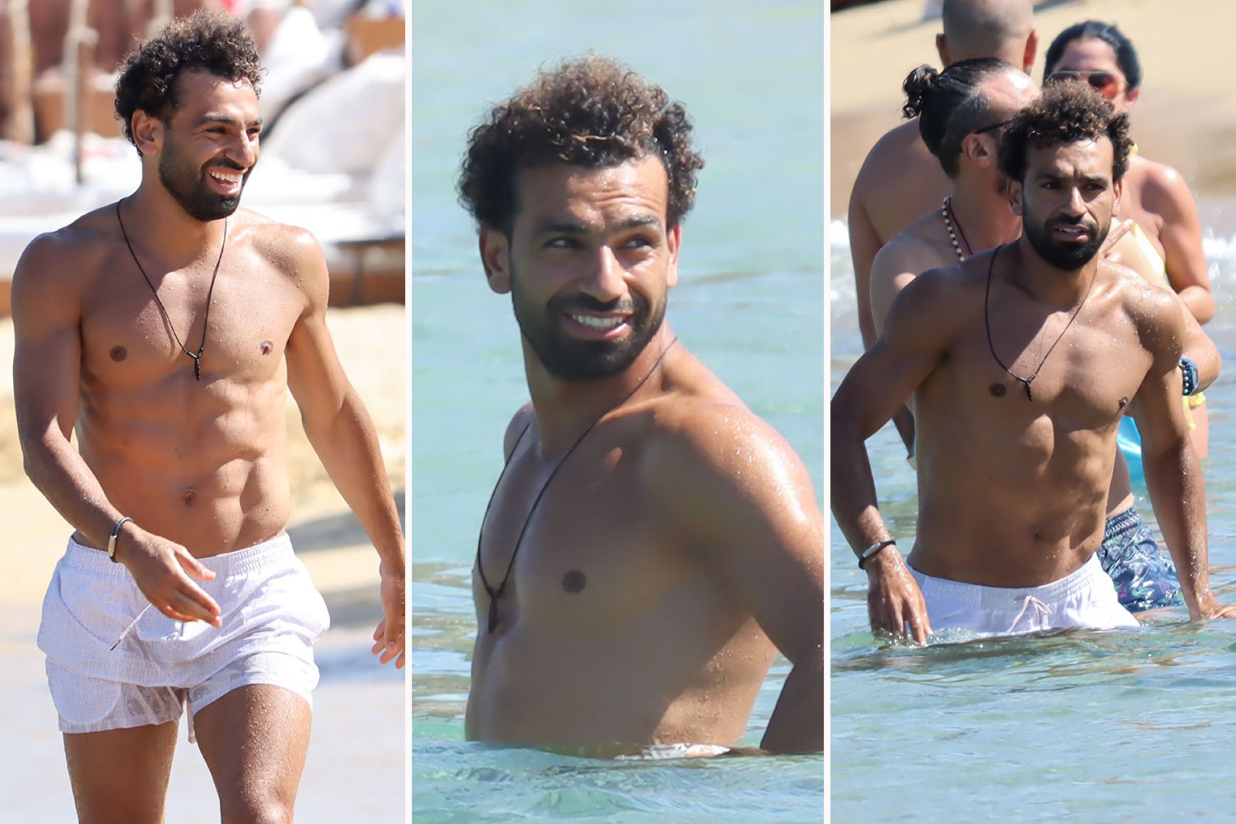 Ο «χτιστός» Σαλάχ παρτάρει στη Μύκονο (vid)