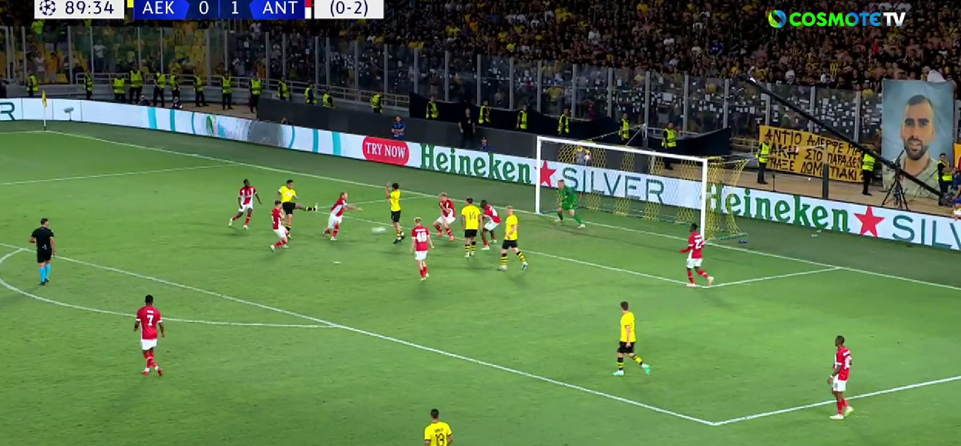 Αραούχο, είσαι killer: Με αυτό το τελείωμα έκανε το 1-1 η ΑΕΚ! (vid)