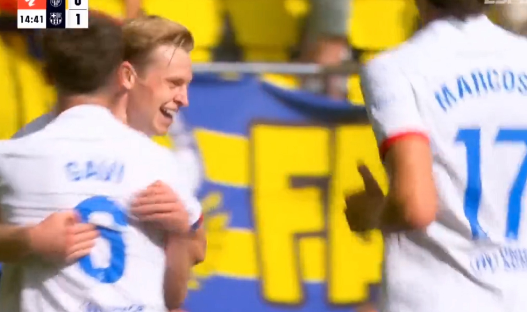 Μπαρτσελόνα: Διπλή «τορπίλη» σε τρία λεπτά με Γκάβι – Ντε Γιονγκ (vid)