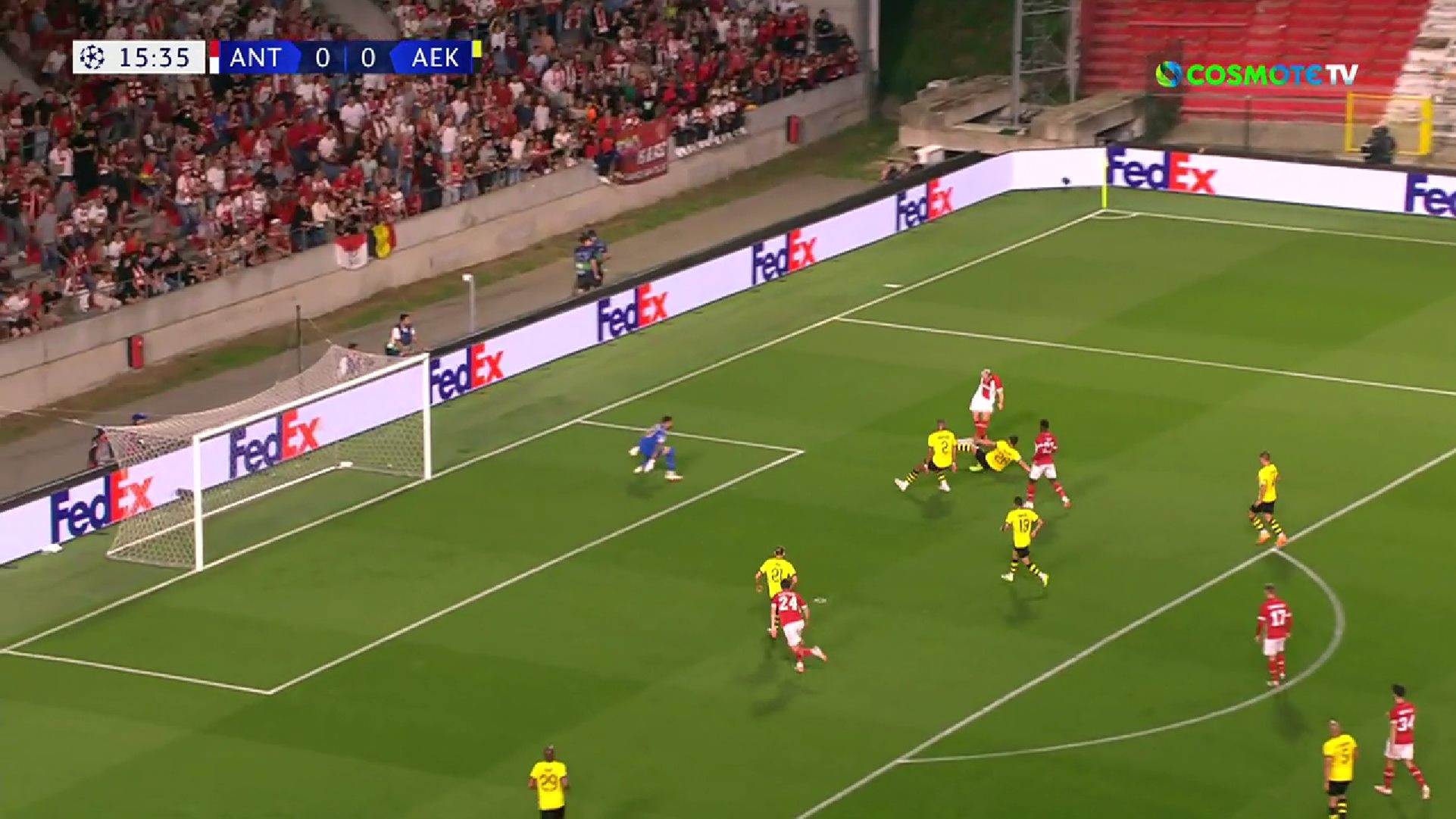 Αντβέρπ – ΑΕΚ: Μπροστά οι Βέλγοι από νωρίς με τον Γιάνσεν! (vid)