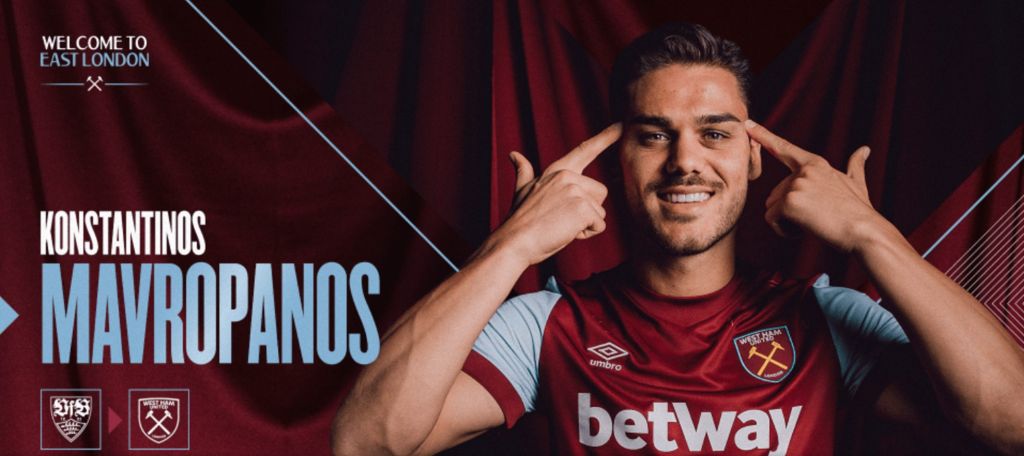 «Από την Αθήνα στην Premier League»: Η Γουέστ Χαμ έκανε… βιντεάρα για τον Μαυροπάνο!