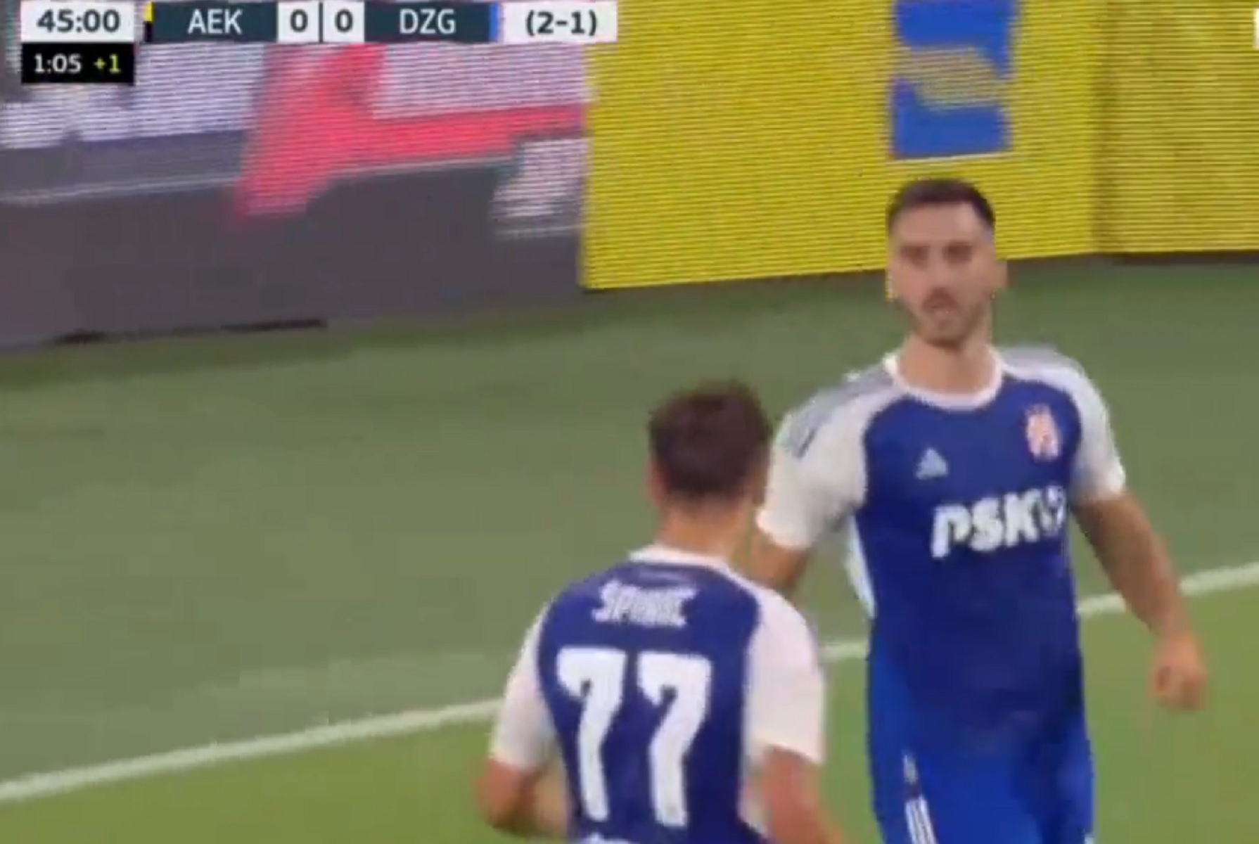«Παγώνει» την ΑΕΚ η Ντινάμο Ζάγκρεμπ – Γκολ και ορθάνοιχτη η πρόκριση (vid)