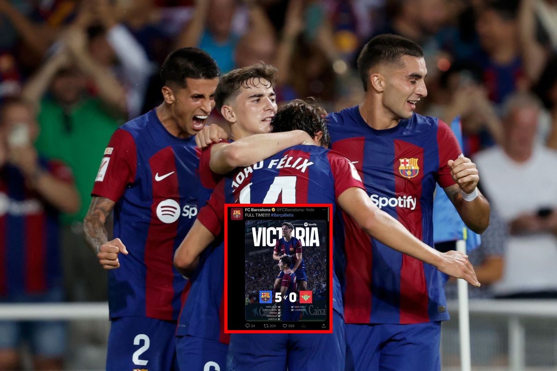 Μπαρτσελόνα: Είδε πως έφαγε γκολ από… Κριστιάνο Ρονάλντο και Άνσου Φάτι! (pic)