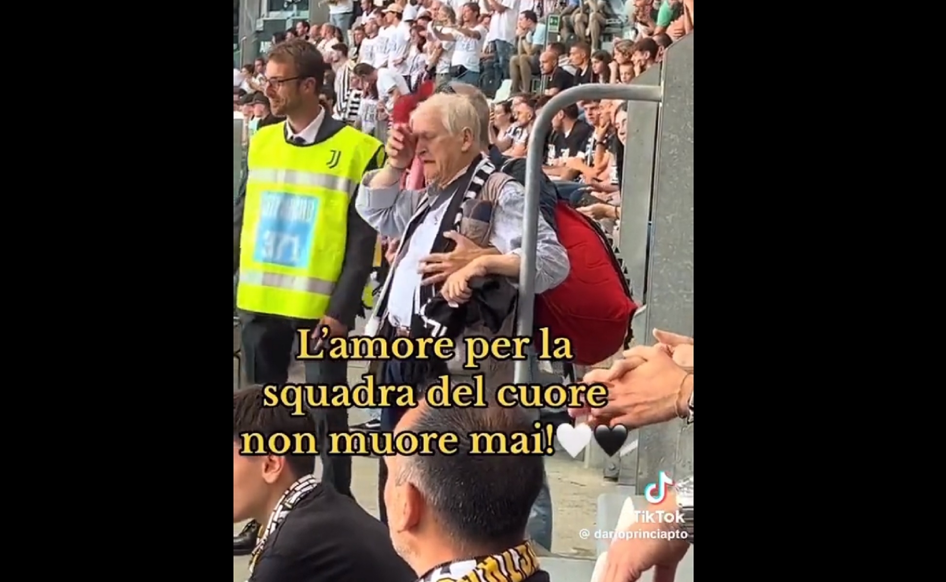 Παππούς είδε πρώτη φορά από κοντά την αγαπημένη του Γιουβέντους και έβαλε τα κλάματα (vid)
