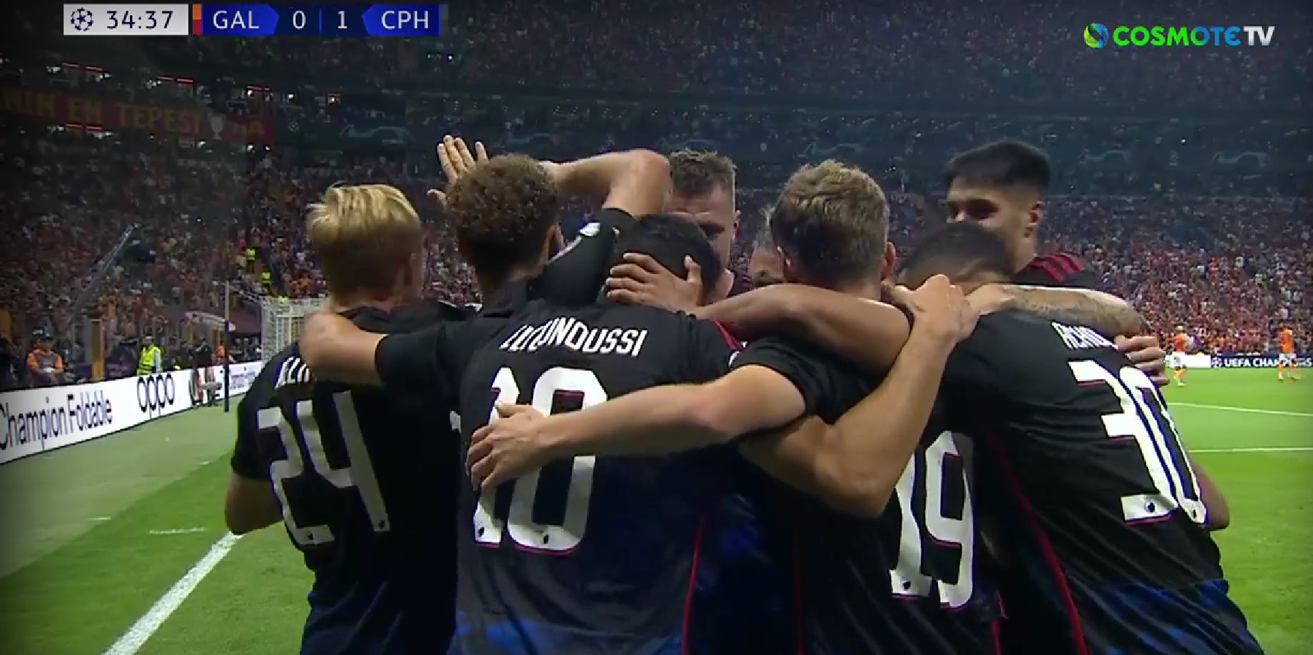 Τρέχει και δεν… φτάνει η Γαλατασαράι: Η Κοπεγχάγη μπροστά στο σκορ με πανέμορφο γκολ! (vid)