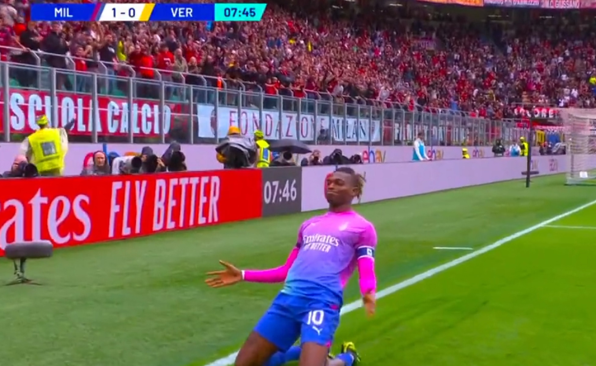 Έβαλε… νίτρο και άντε πιάστε τον – Γκολ ο Λεάο, μπροστά η Μίλαν (vid)