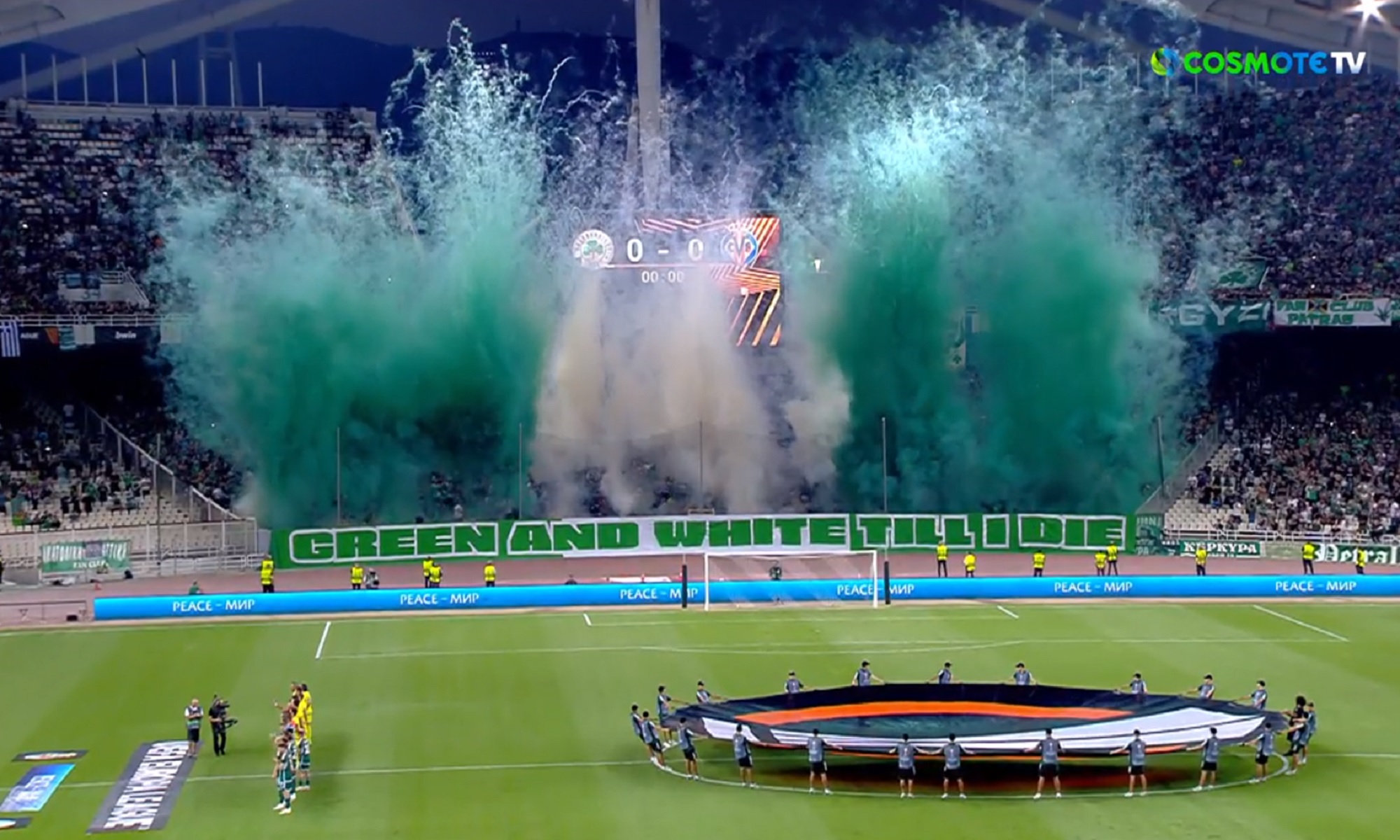 Μάγεψε και τη Βιγιαρεάλ η υποδοχή των οπαδών του Παναθηναϊκού (vid)