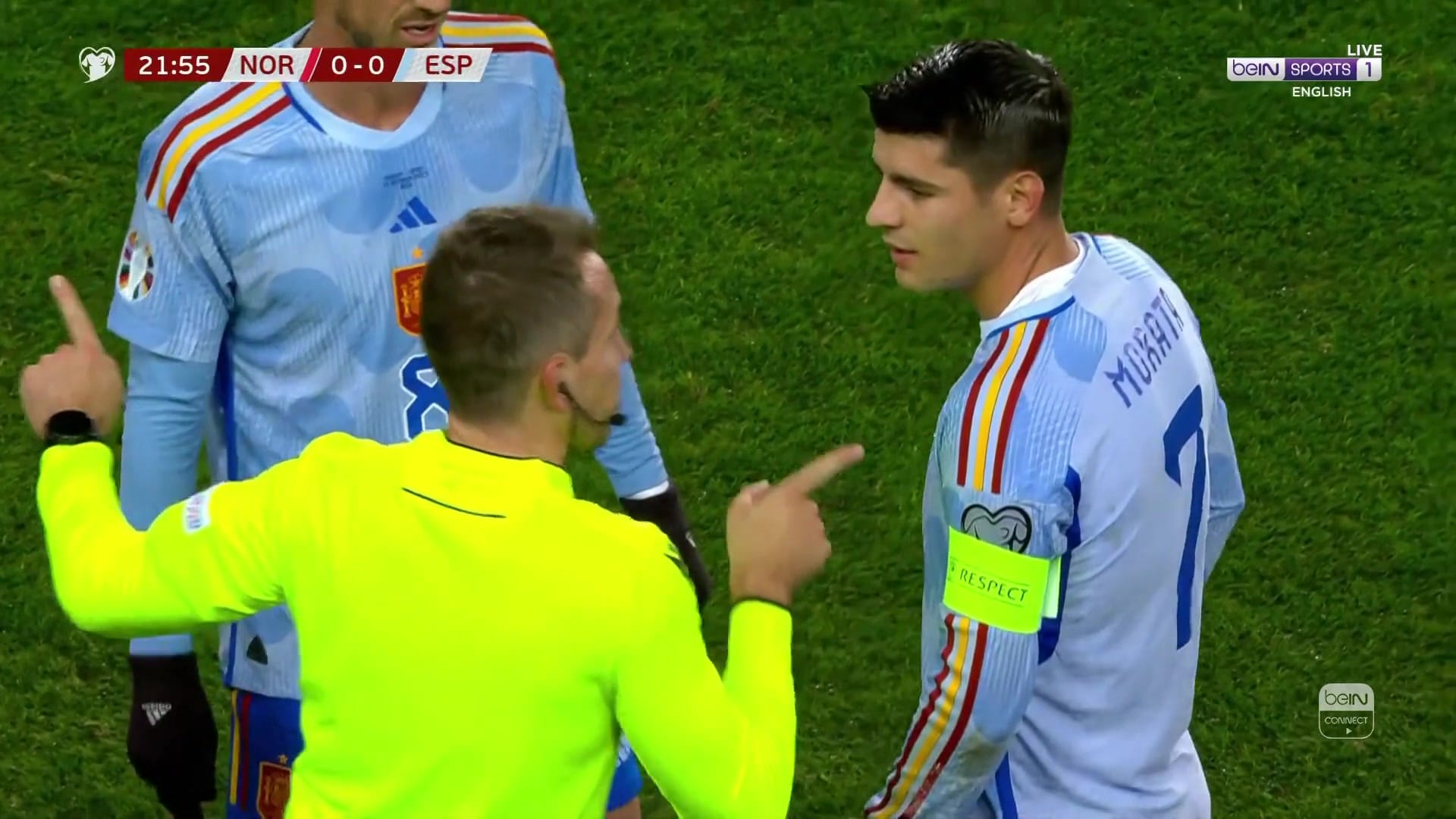 Τρισμέγιστη γκάφα του Μοράτα – Στέρησε σίγουρο γκολ της Ισπανίας (vid)