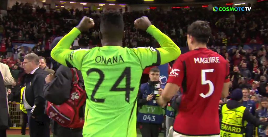 Οι ήρωες του Μάντσεστερ: Ονάνα και Μαγκουάιρ γνώρισαν την αποθέωση! (vid)