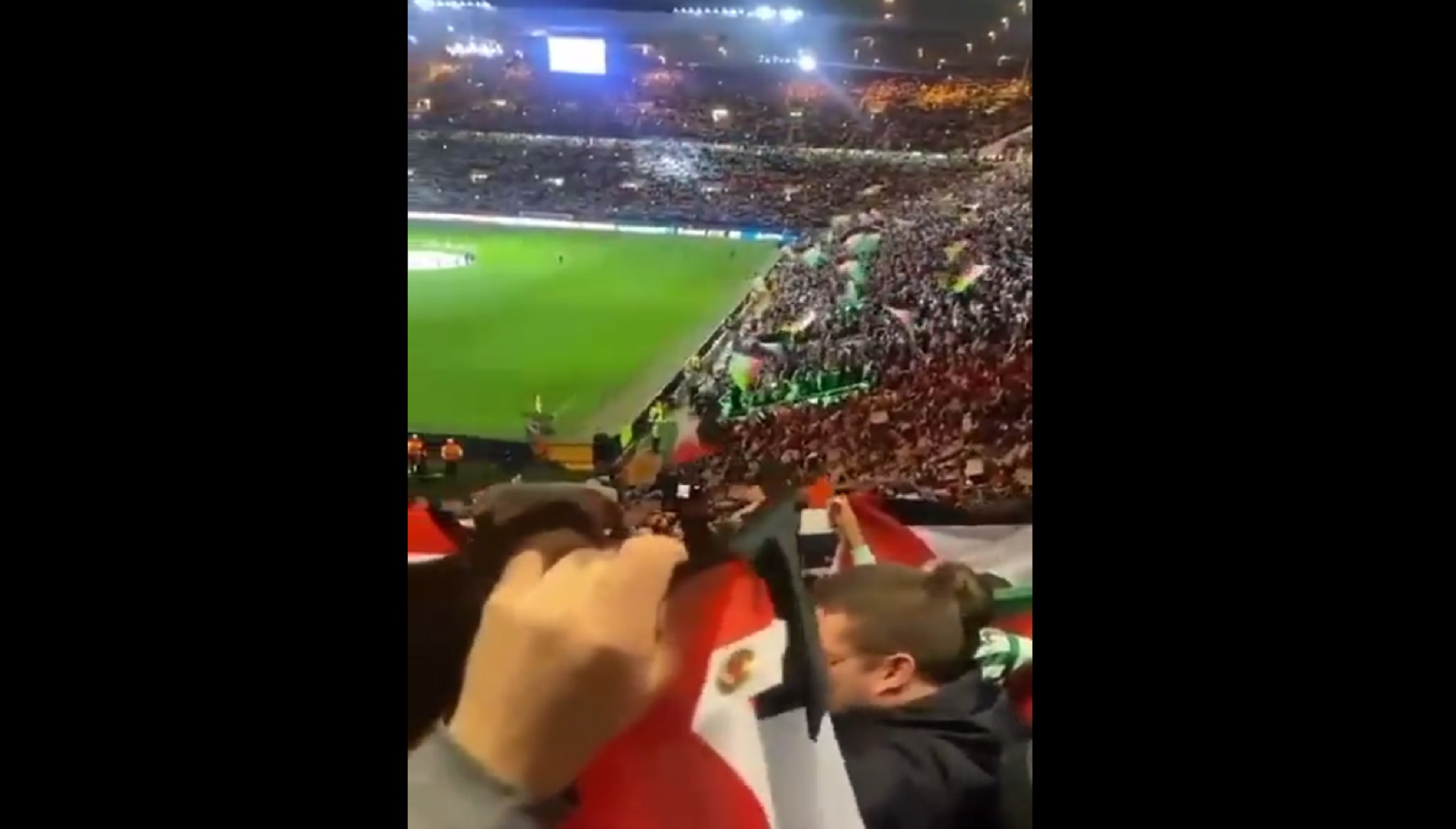 Βροντερό μήνυμα συμπαράστασης στη Παλαιστίνη – Σημαίες και «You’ll never walk alone» στο Celtic Park (vid)