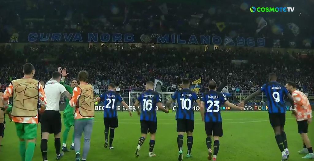 Champions League: Τρέλα στην Ίντερ με τους πανηγυρισμούς! (vid)