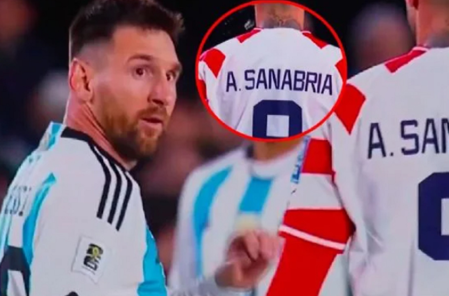 O Mέσι έκανε… ρόμπα τον Σανάμπρια – «Δεν τον ξέρει κανείς, μην τον κάνουμε γνωστό για το φτύσιμο»