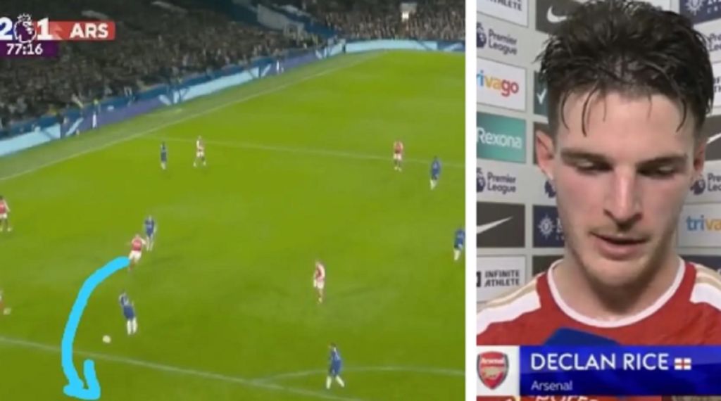 O σαρωτικός Ντέκλαν Ράις διδάσκει στους επιθετικούς το τέλειο πλασέ (vid)