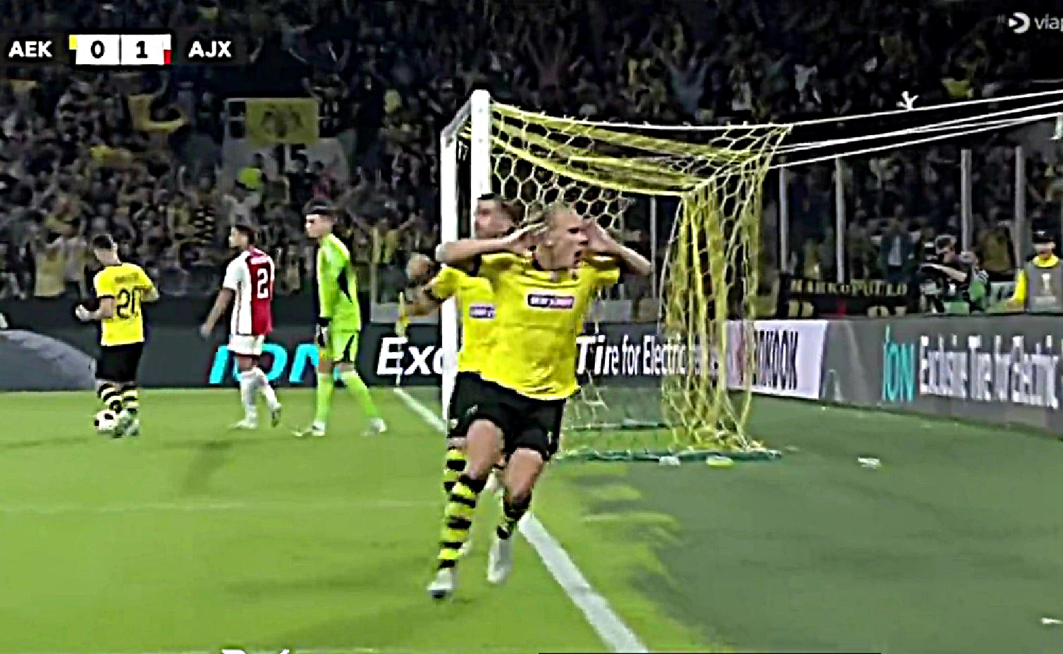ΑΕΚ – Άγιαξ: «Σεισμός» στην «Αγιά Σοφιά», 1-1 ο Βίντα! (vid)