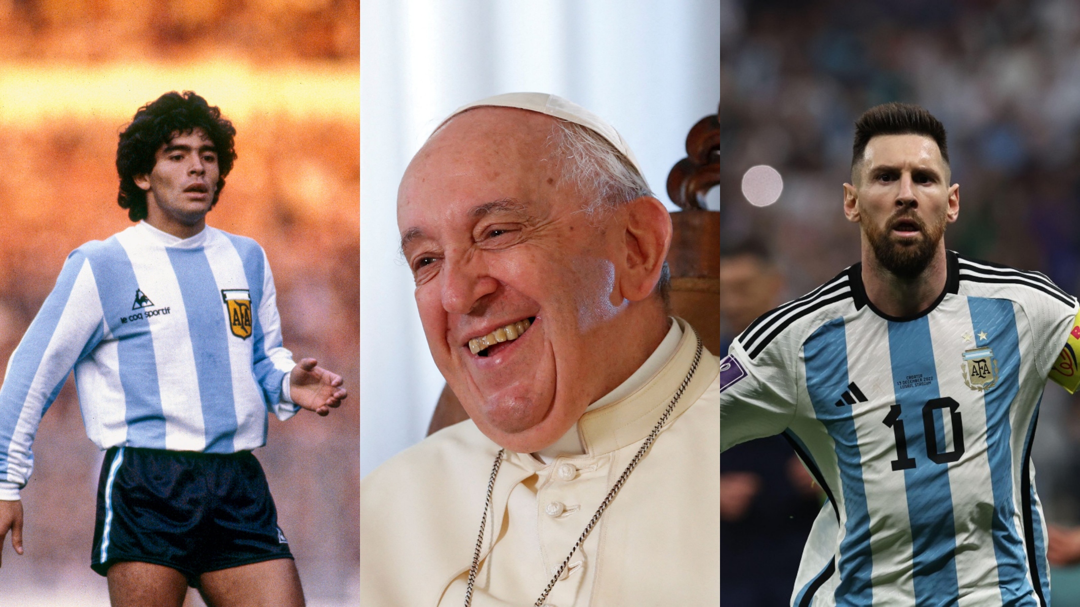 Ο Πάπας ανάμεσα σε Μέσι και Μαραντόνα διάλεξε… τον Πελέ!