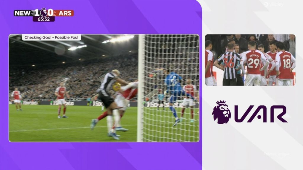 Γκολ… ΣΚΑΝΔΑΛΟ της Νιούκαστλ επί της Άρσεναλ με τρεις παραβάσεις! (vid)