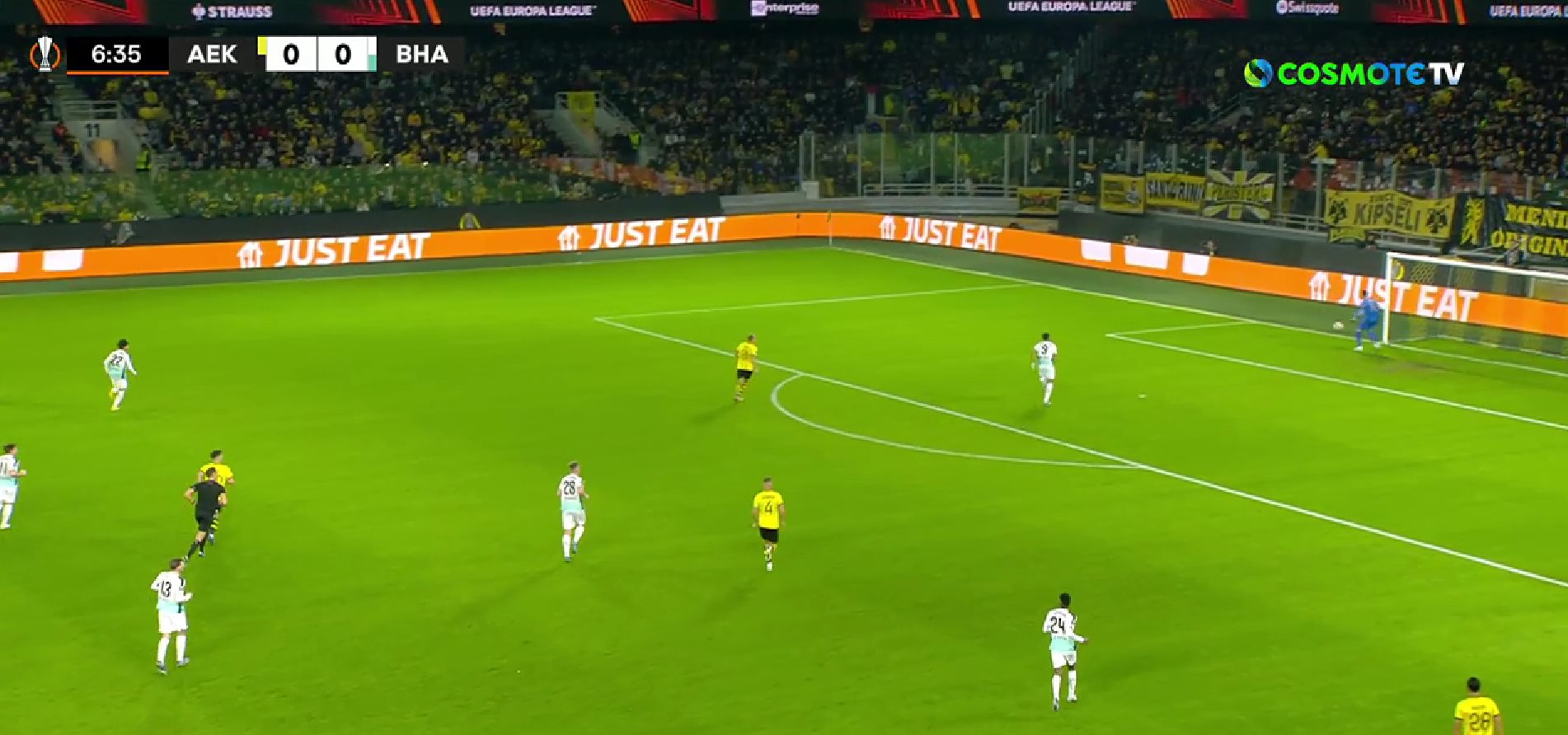 Η ΑΕΚ τα είδε… όλα στο γύρισμα του Βίντα: Παραλίγο αστείο λάθος! (vid)