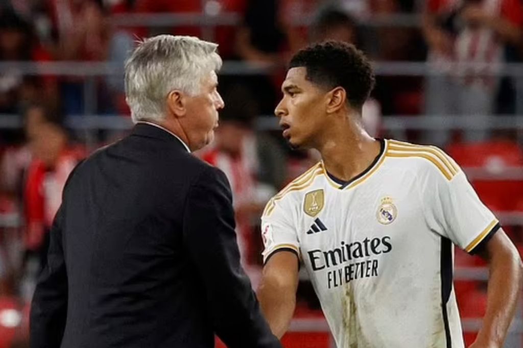 Ο Αντσελότι μίλησε για την κατάσταση του Μπέλινγχαμ: «Ακόμα έχει πρόβλημα στον ώμο»!