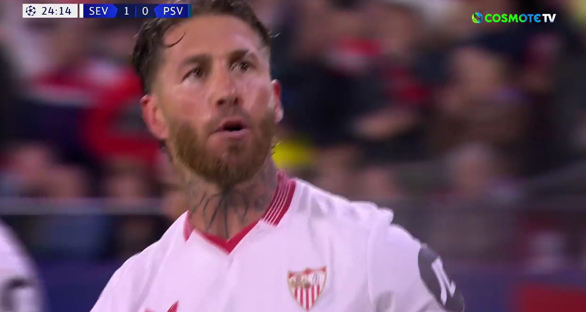 Σέρχιο Ράμος, η μεγάλη επιστροφή στο Champions League: Έβαλε γκολ και φίλησε τη φανέλα! (vid)