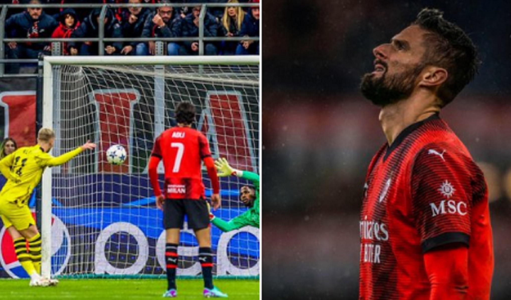 Μίλαν – Ντόρτμουντ: Έχασε πέναλτι ο Ζιρού – Το… έσταξε ο Ρόις (vid)