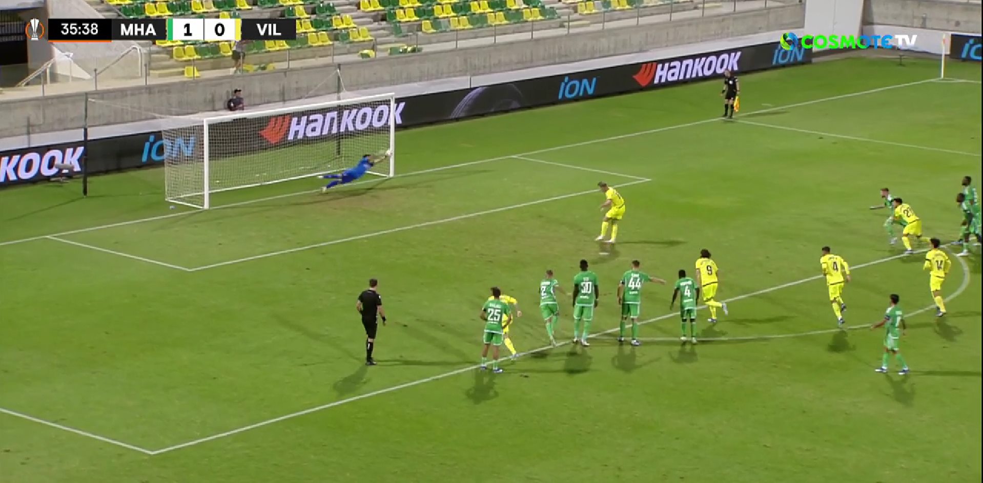 Πραγματικός «αίλουρος» ο γκολκίπερ της Χάιφα: Έπιασε δύο πέναλτι σε λίγα λεπτά! (vid)